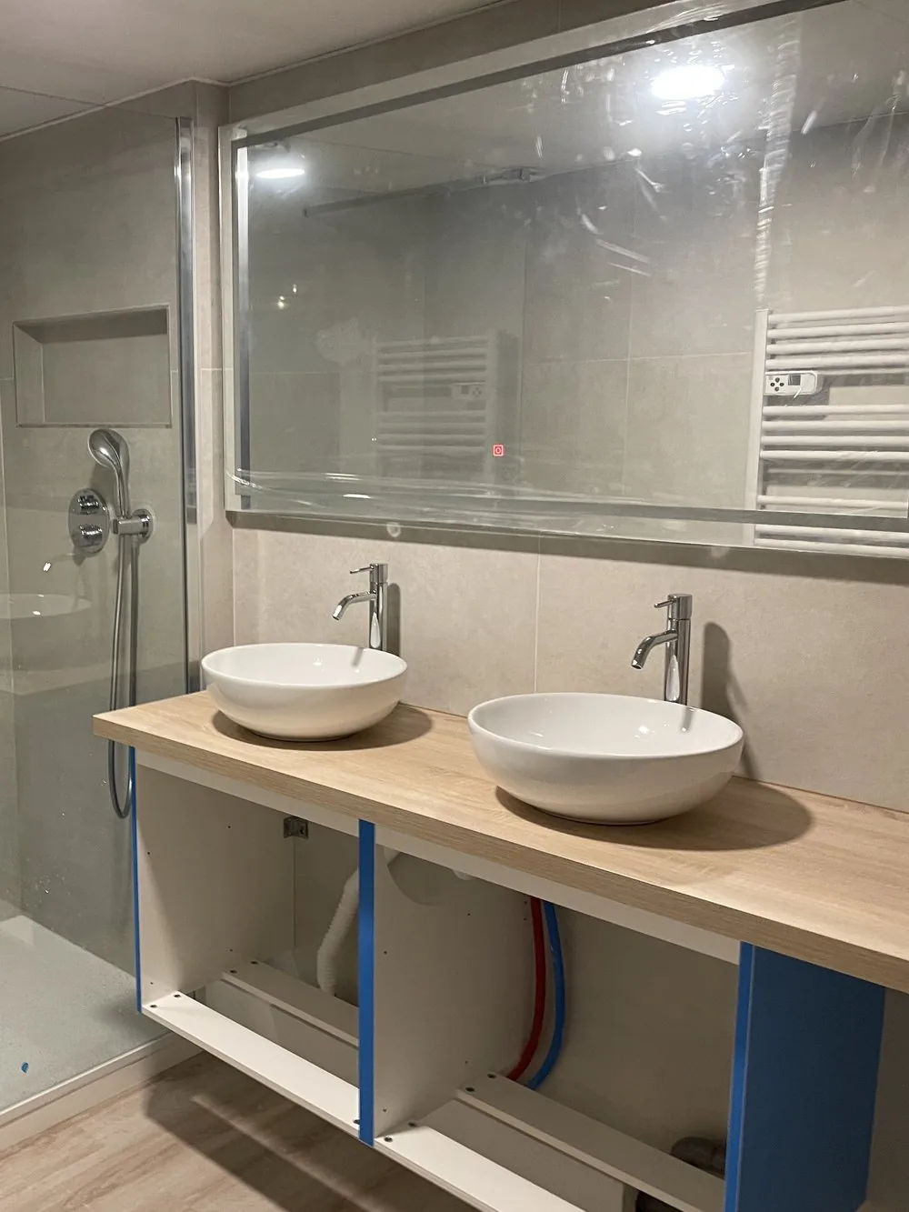 Meuble et double vasque salle de bain à Castelnau-le-Lez